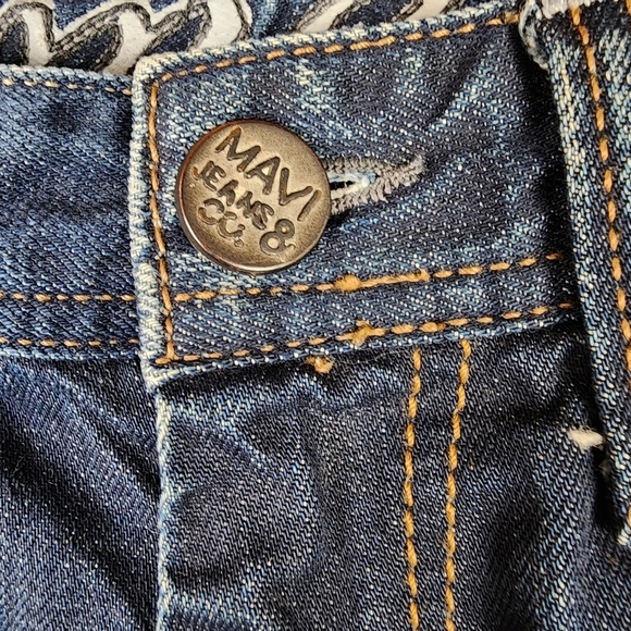 Mavi Josh Low Rise Easy Bootcut Jeans Dark Wash Size 31 - Picture 4 of 16